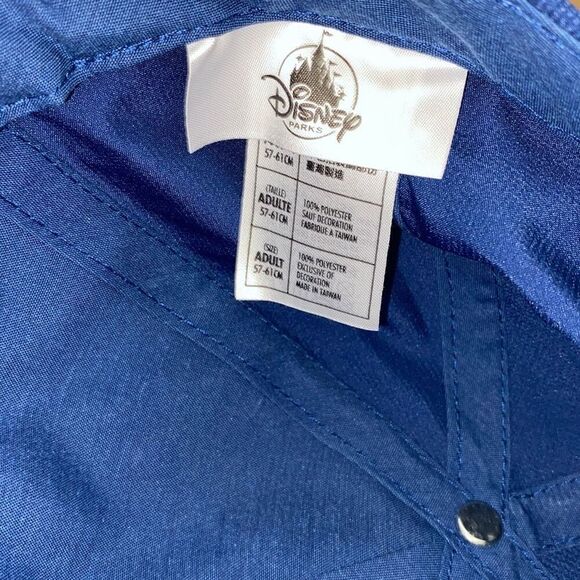 Disney Parks Women's Navy Embroidered Mickey Mouse Baseball Cap Hat 57-61 cm - Picture 12 of 12